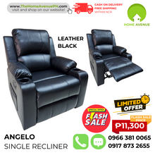 Load image into Gallery viewer, Angelo Recliner with Cup Holder and Side Pocket