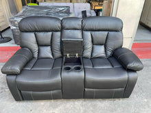Load image into Gallery viewer, HF-8150 2-Seater Recliner with Storage and Cup Holder