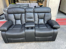 Load image into Gallery viewer, HF-8150 2-Seater Recliner with Storage and Cup Holder