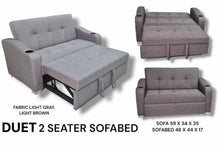 Load image into Gallery viewer, Duet 2 Seater Sofa Bed