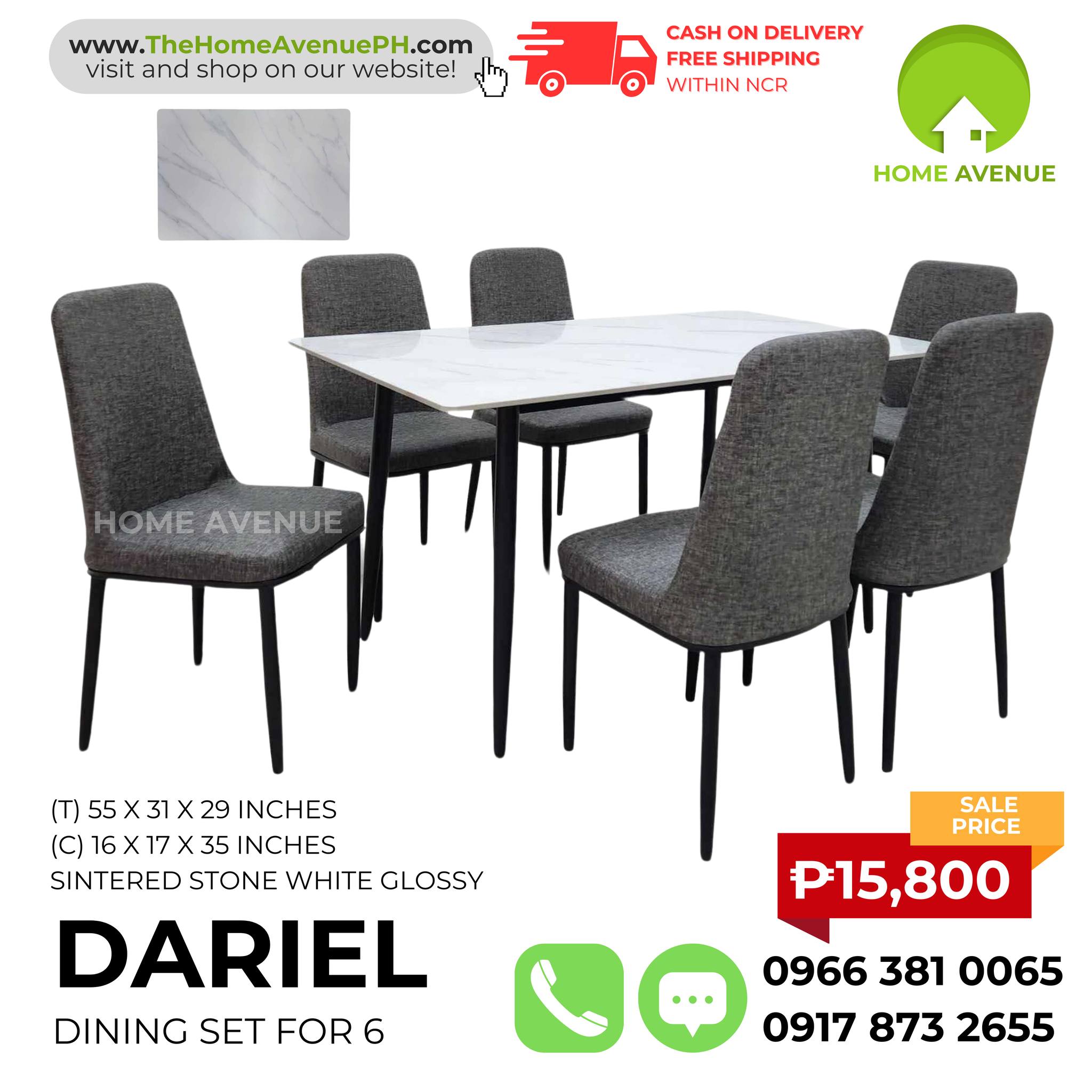 Dariel 6-Seater Dining Set - Main Image
