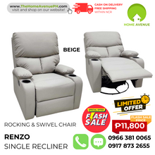 Load image into Gallery viewer, Renzo Rocking & Swivel Single Recliner