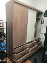Load image into Gallery viewer, Uran D162-110 Wardrobe Cabinet (Rustico/OffWhite)