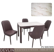 Load image into Gallery viewer, 4-Seater Devlin Dining Set