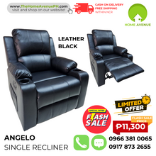 Load image into Gallery viewer, Angelo Recliner with Cup Holder and Side Pocket
