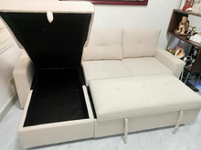 Load image into Gallery viewer, Percy L-Type Sofa bed with Storage
