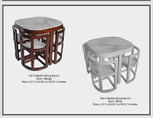 Load image into Gallery viewer, Marble Top Dining Table (6-Seater)
