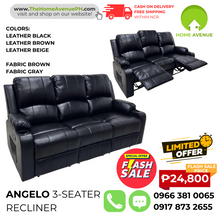 Load image into Gallery viewer, Angelo Recliner with Cup Holder and Side Pocket
