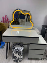 Load image into Gallery viewer, 205 Dresser with 5 Drawers and Chair (LER Light) White
