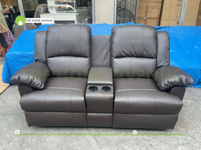 Load image into Gallery viewer, 8808 2-Seater Recliner w/ Storage and Cupholes
