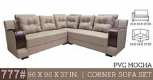 Load image into Gallery viewer, 777 Corner Sofa Set
