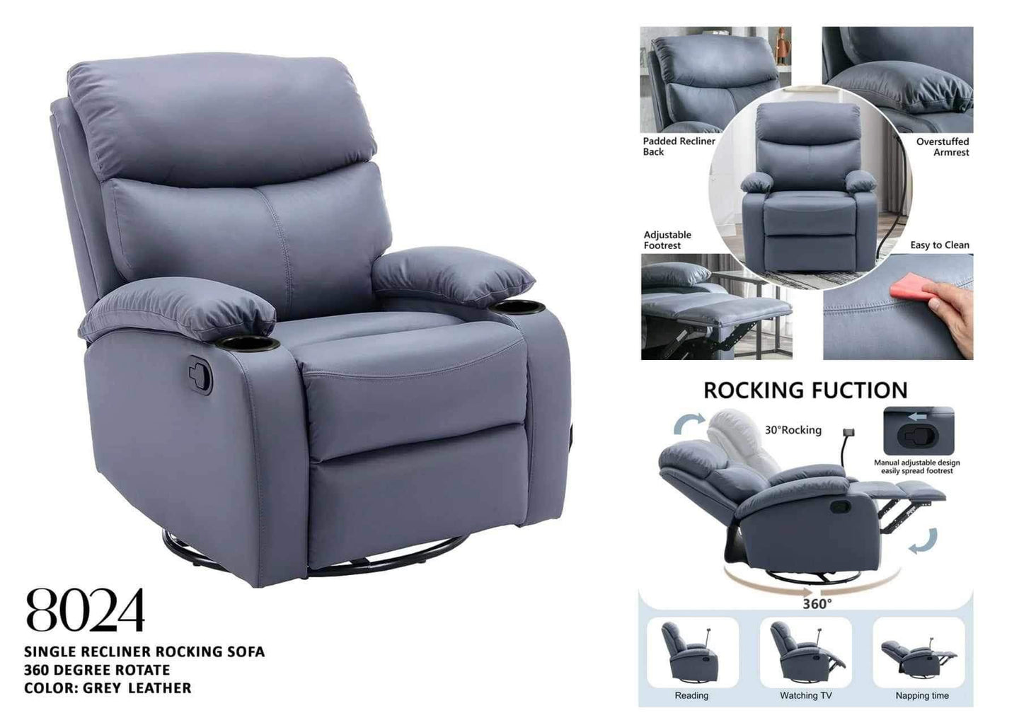 DR8024 Recliner Rocker