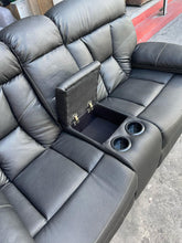 Load image into Gallery viewer, HF-8150 2-Seater Recliner with Storage and Cup Holder
