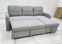 Load image into Gallery viewer, Nari Sofa Bed with Pullout and Storage Chaise
