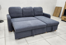 Load image into Gallery viewer, Nari Sofa Bed with Pullout and Storage Chaise
