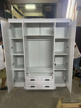 Load image into Gallery viewer, ML9304 4 Door Wardrobe Cabinet
