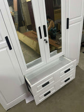 Load image into Gallery viewer, ML9304 4 Door Wardrobe Cabinet
