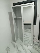 Load image into Gallery viewer, 2D90-F Sliding 2 Door Metal Wardrobe
