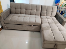 Load image into Gallery viewer, Isabella L-Shape Sofa Bed
