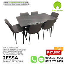 Load image into Gallery viewer, Jessa 6 Seater Dining Set
