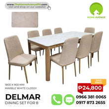 Load image into Gallery viewer, Delmar 8-Seater Dining Set
