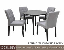 Load image into Gallery viewer, Dolby 4 Seater Round Dining Set
