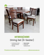 Load image into Gallery viewer, KF3033/4081 Round Dining Set
