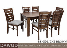 Load image into Gallery viewer, Dawud 6 Seater Dining Set

