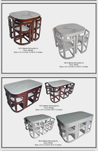 Load image into Gallery viewer, Marble Top Dining Table (6-Seater)

