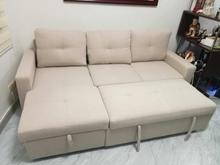 Load image into Gallery viewer, Percy L-Type Sofa bed with Storage
