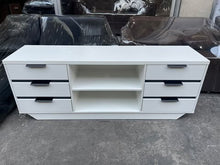 Load image into Gallery viewer, H7-161 White TV Stand
