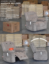 Load image into Gallery viewer, Vomero Massage Recliner
