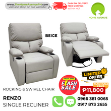 Load image into Gallery viewer, Renzo Rocking &amp; Swivel Single Recliner
