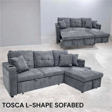Load image into Gallery viewer, Tosca L-Shape Sofa Bed
