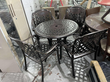 Load image into Gallery viewer, Bronze 4 Seater Garden Set
