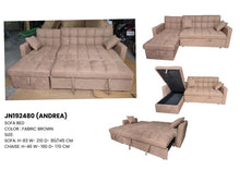 Load image into Gallery viewer, Andrea L-Type Sofa Bed (Reversible Chaise)

