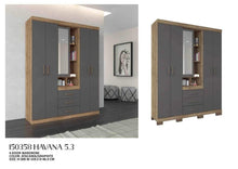 Load image into Gallery viewer, Havana 5.3 4-Door Wardrobe with Mirror
