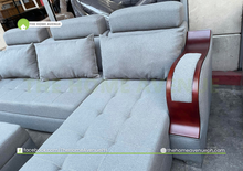 Load image into Gallery viewer, Harley L-Shape Sofa Set with Stool
