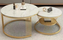 Load image into Gallery viewer, MK 1034 Sintered Top Round Center Table
