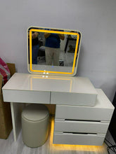 Load image into Gallery viewer, 2591 Dresser with 5 Drawers and Chair (LED Light) White
