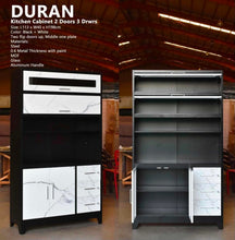 Load image into Gallery viewer, Duran Metal Kitchen Cabinet
