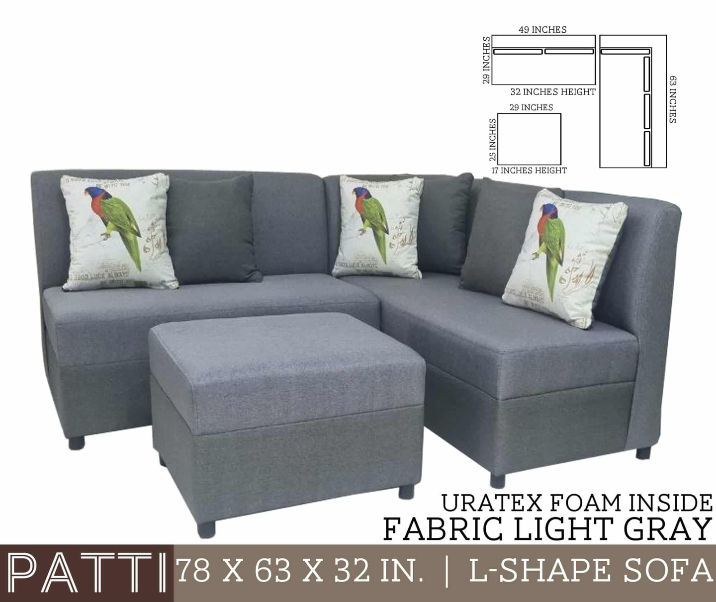 Patti L-Shape Sofa