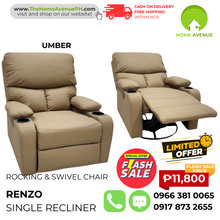 Load image into Gallery viewer, Renzo Rocking &amp; Swivel Single Recliner
