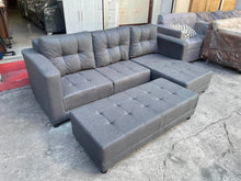 Load image into Gallery viewer, Maxie L-Type Sofa with Ottoman (Uratex)
