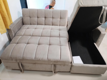 Load image into Gallery viewer, Isabella L-Shape Sofa Bed
