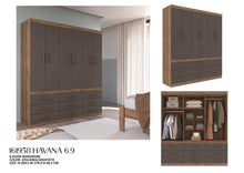 Load image into Gallery viewer, Havana 6.9 6-Door Wardrobe
