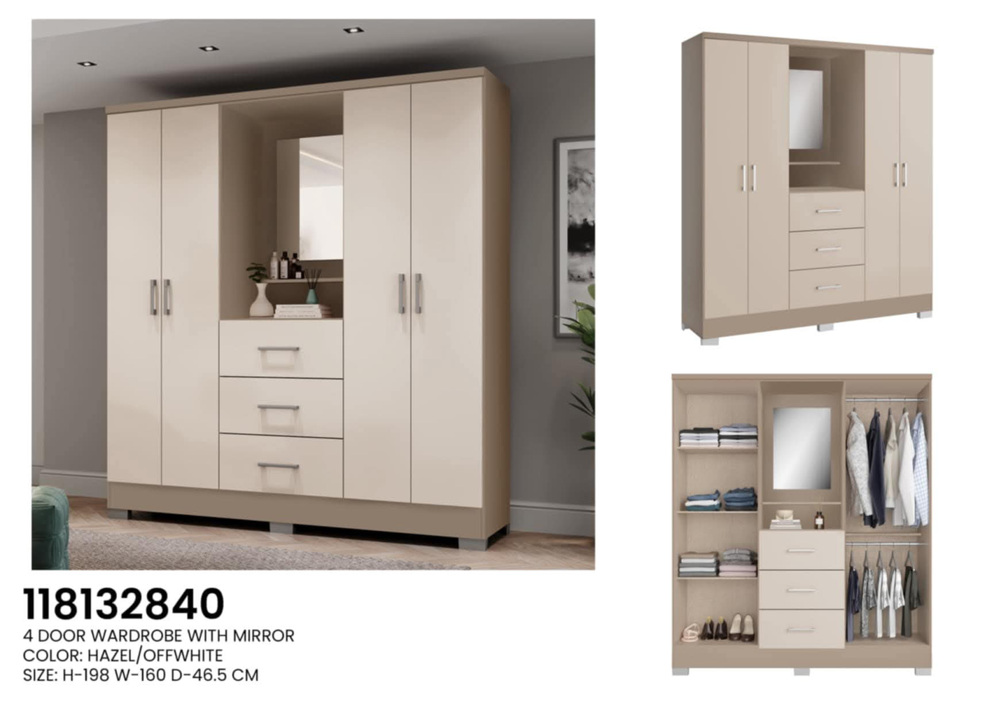 118132840 Wardrobe Cabinet