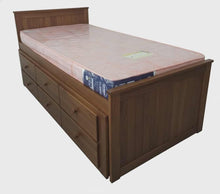 Load image into Gallery viewer, Galvin Single Bed with Pull-out and Drawers
