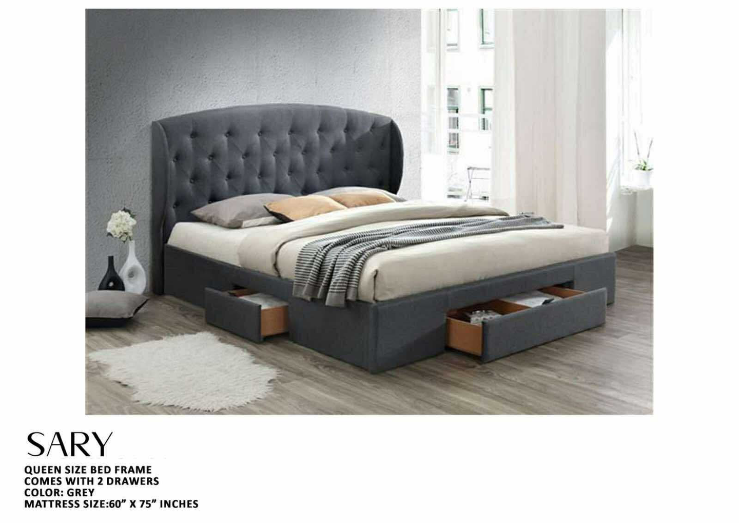 Sary Queen Bed