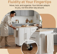 Load image into Gallery viewer, TH 672 Mobile Kitchen Table
